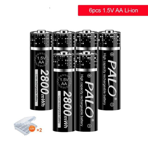 Image of PALO AA 1.5 V Li-ion Rechargeable battery