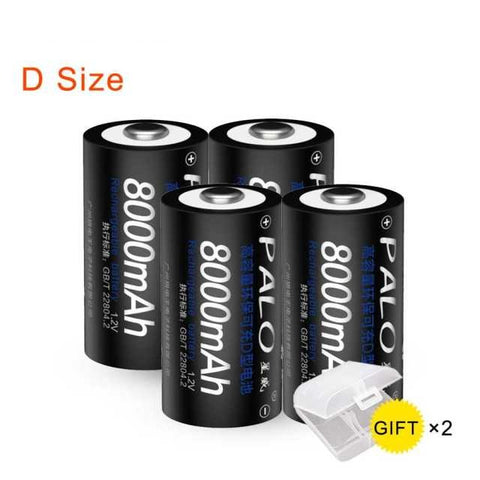 Image of PALO 1.2V D Size Rechargeable Battery